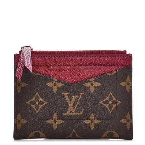 louis vuitton zip card case|Louis Vuitton name card holder.